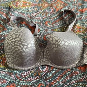 Soma 36DD Lavender Leopard Bra